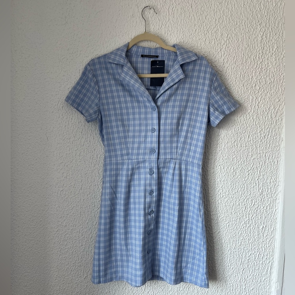 Brandy Melville Plaid Dress One Size (XS/S) Brand New